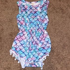 Mermaid toddler onesie